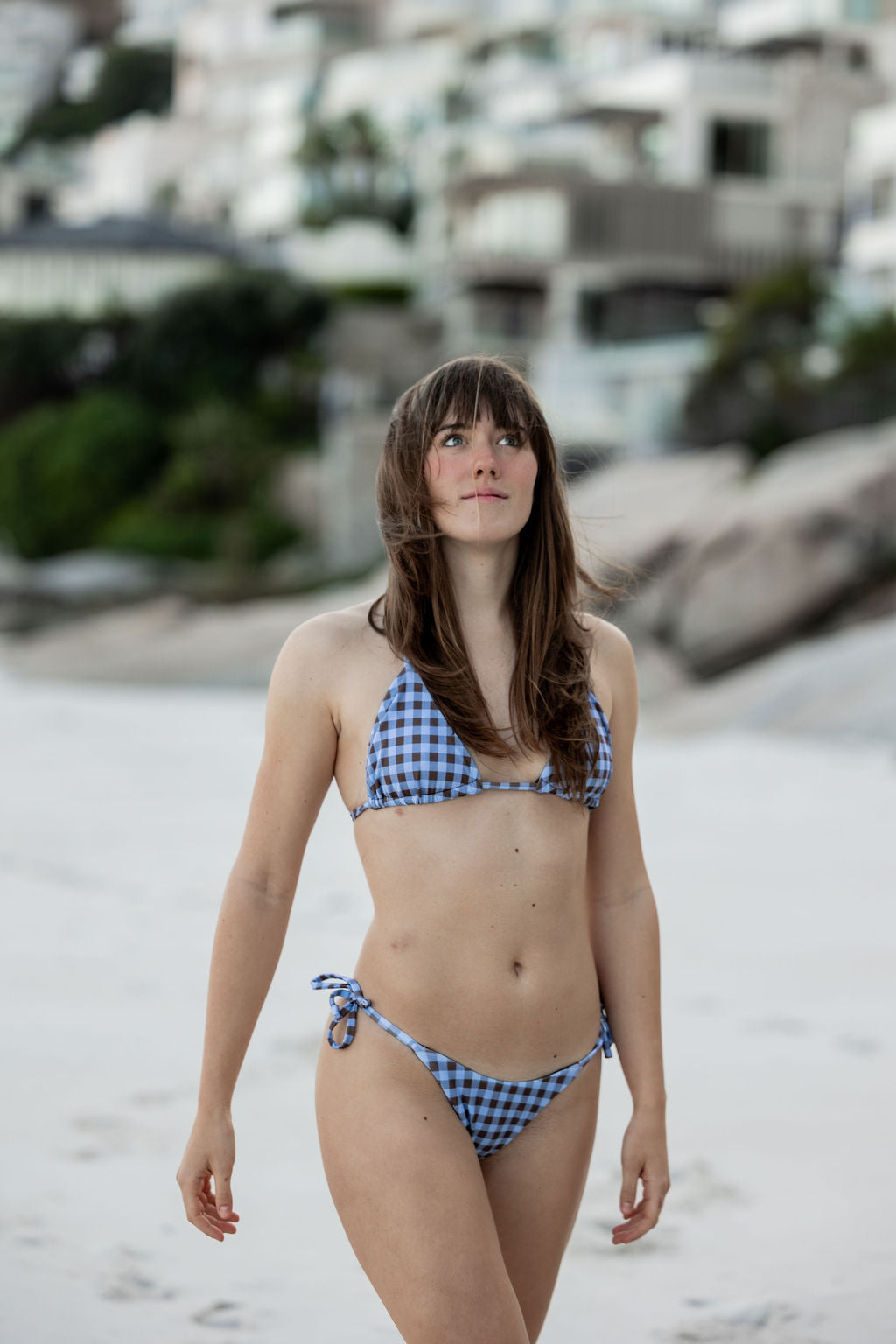 Amelia top | Blueberry Gingham