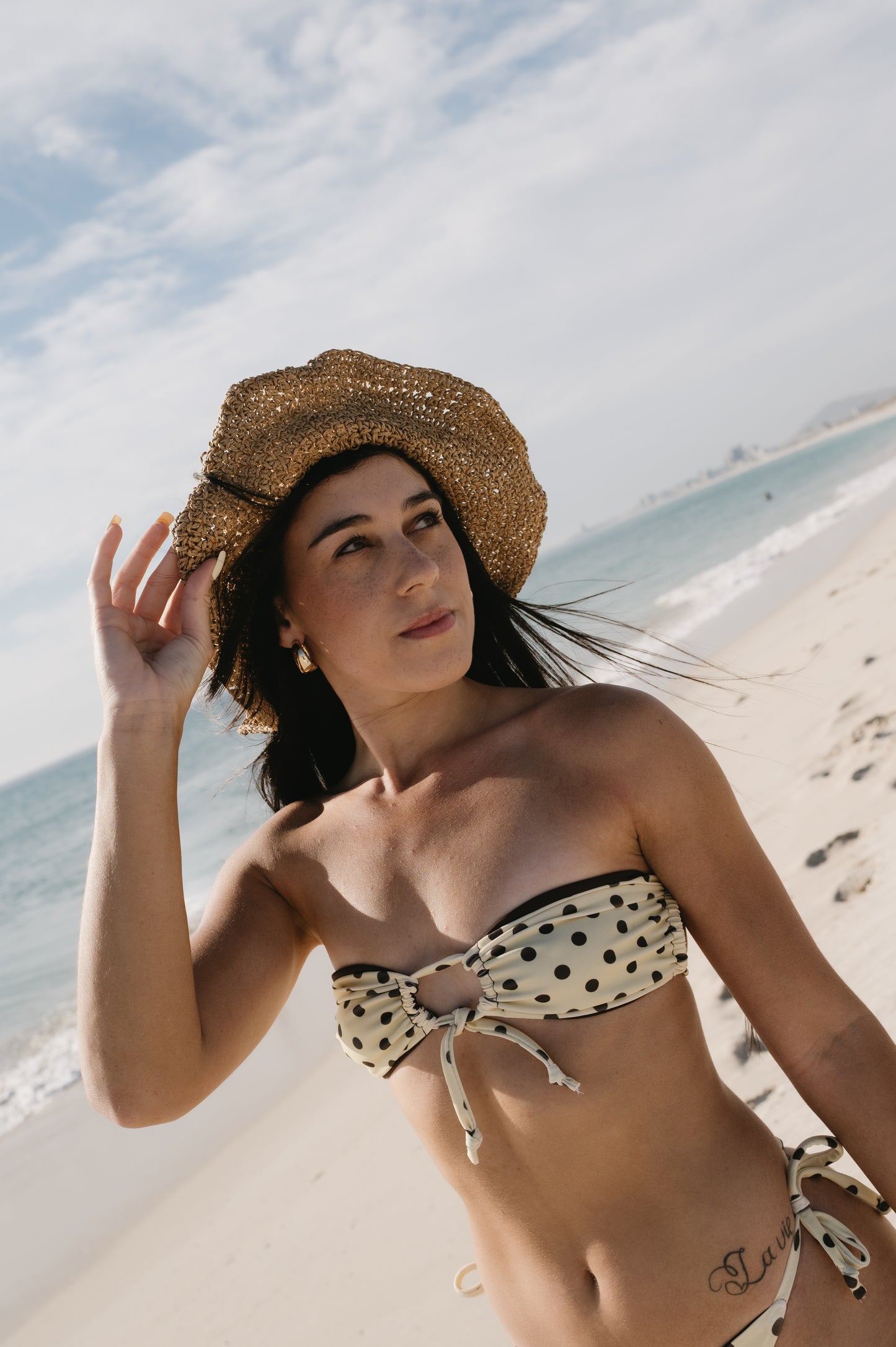 Scottie top | Sunshine Polka Dot