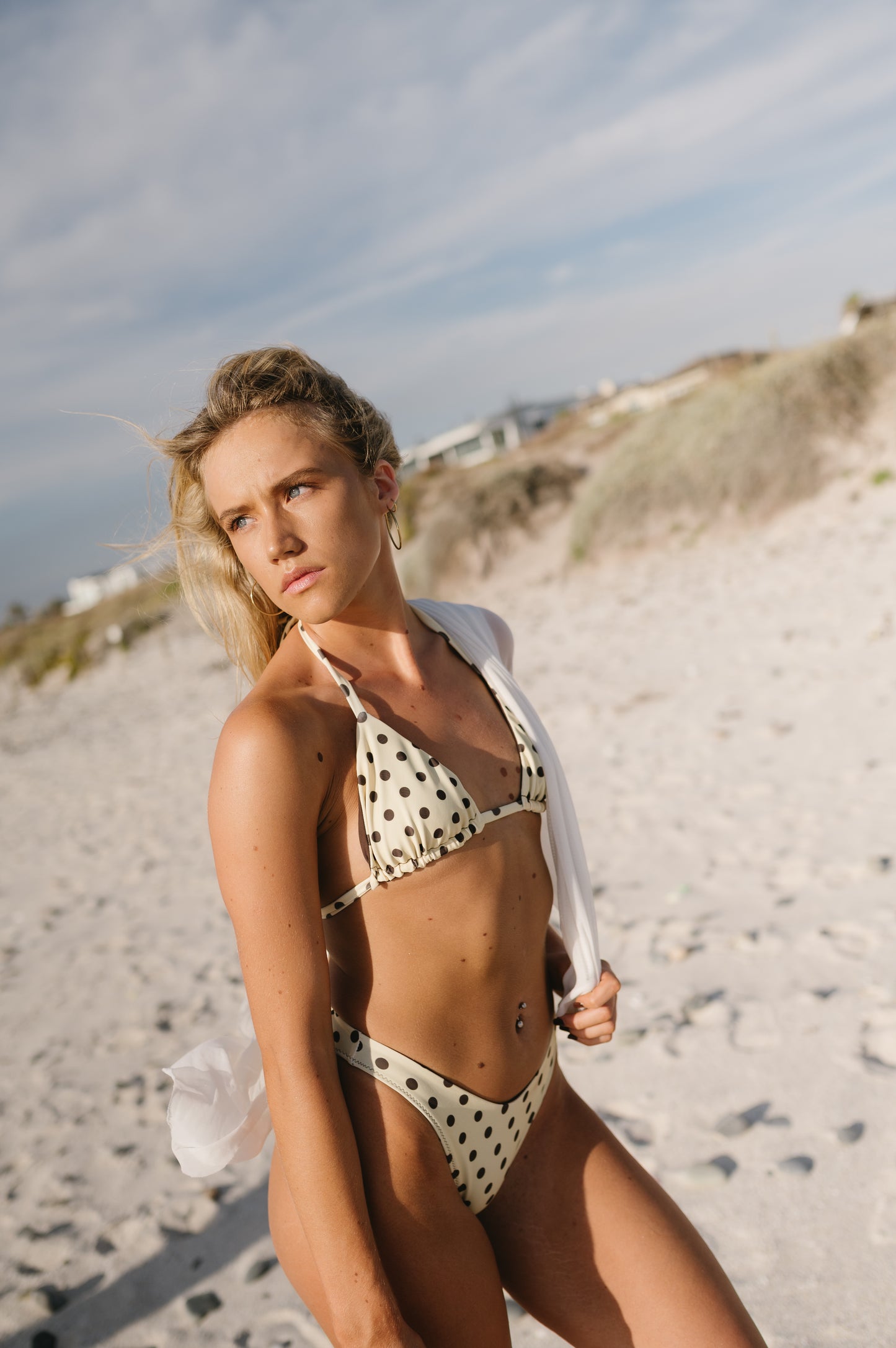 Amelia top | Sunshine Polka Dot